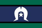 Torres Strait Islander flag, designed by Bernard Namok